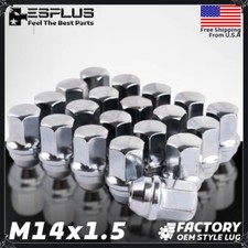 20 Pc Lincoln OEM Lug Nut Chrome M14x1.5 Fit Aviator/Continental/MKX/Nautilus picture