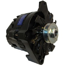 BLACK HIGH OUTPUT 220 AMP ALTERNATOR For CHEVY GMC GM 1 ONE WIRE GENERATOR 65-85 picture