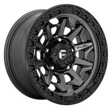 FUEL D716 Covert 15X8 5X139.7 ET-19 Matte Gun Metal Black Bead Ring (Qty of 1) picture