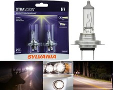 Sylvania Xtra Vision H7 55W Two Bulbs Headlight High Beam Replacement Upgrade OE picture