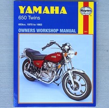 1970-1983 Yamaha XS1 XS2 TX650 XS650 XS TX 650 Twin SERVICE & REPAIR MANUAL picture