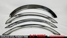 03-10 Town Car 4 PC Set Chrome Polished Stainless Steel Fender Trim for Lincoln picture