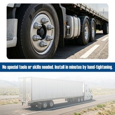 12Pcs Ffits Truck Lug Cone Parts Silver Aluminum Alloy Replacement Kit 1.375x24 picture