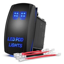 Nilight LED POD Lights Rocker Switch Led Light Bar 5Pin Laser On/Off switches picture