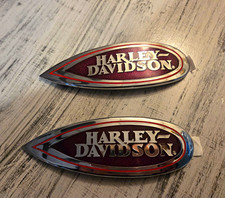 NEW VINTAGE Harley Davidson Tank Emblems  2pcs picture