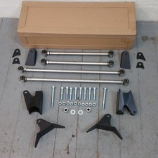 1962 - 64 Chevy II Nova Rear Suspension Four 4-Link Kit SS BBC SBC Track chrome picture