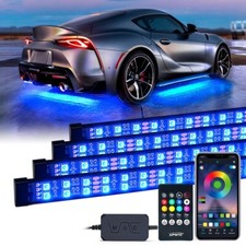Double Row LED RGB Lights Strip Neon Underglow LED Kit Remote & Bluetooth APP picture