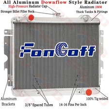 3 Row Radiator For 1974-1976 Dodge Dart/Plymouth Duster/Valiant/Scamp 5.9L 5.2L picture