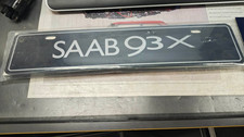1 New OE Saab Vanity Plate  VIGGEN, Saab, Saab 9-3X, Saab 9-5, Turbo picture