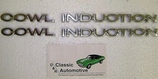 1970-1972 Chevelle El Camino Cowl Induction Hood Emblems Set 4pcs Badges picture