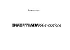 Ducati Parts Manual Book Catalog Chassis & Engine 2002 MH900 Evoluzione picture