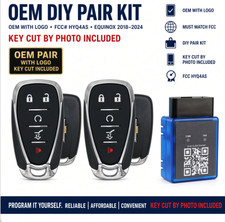 OEM PAIR  2018-2024 CHEVROLET EQUINOX smart keyless entry remote key fob HYQ4AS picture
