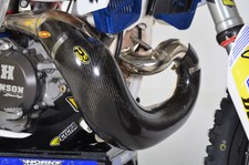 P3 Carbon Pipe Guard FMF Gnarly Fits KTM HUSQVARNA 250 300 XC XC-W SX TE TX TC picture