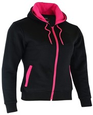 Women's Motorcycle Aramid Fleece Hoodie CE Armored Protective Motorbike Gear picture