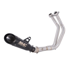 Full System Exhaust Header Pipe Black Muffler For Yamaha R7 YZF MT-07 2021-2026 picture