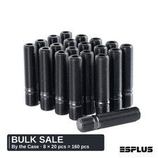 160 Pcs Black M12x1.5 to M14x1.5 Conversion Wheel Studs Bulk 8 Boxes x 20 picture