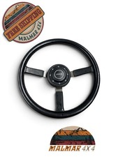 Jeep Wrangler YJ Steering Wheel Black 87-90 Laredo Trim OEM Excellent Condition picture