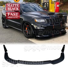 For Jeep Grand Cherokee SRT 17-21 /SRT8 12-16 Matte Winglet Front Bumper Lip Kit picture