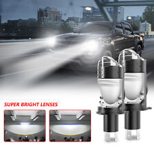 2Pcs H4/HB2 9003 160W Bi-LED Projector Lens Hi/Lo Motorcycle LED Headlight Bulbs picture