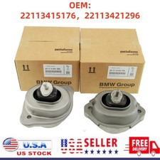 OEM L & R Engine Mount For BMW 2007-2010 E83 X3 N52 22113415176 22113421296 picture
