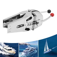 Twin Lever Marine Dual Engine Throttle Control Boat Handle Universal Control USA picture