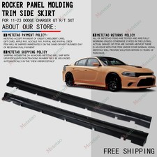 Pair Left & Right Side Skirts Rocker Panel For 2011-2023 Dodge Charger SRT picture
