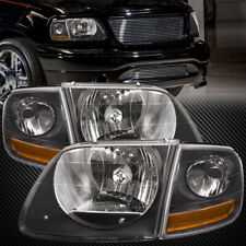 For 97-03 Ford F150 Expedition Lightning SVT Headlights Set W/ Corner Lights picture