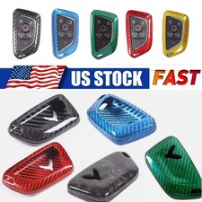 Dry Carbon Fiber Key Fob Cover For Corvette C8 Stingray Z51 Z06 Remote Key Case picture