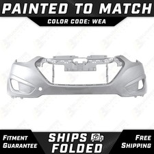 NEW Painted *WEA Silver* Front Bumper Cover Fascia for 2010-2015 Hyundai Tucson picture