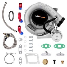 T3 4 Bolt Flange Turbocharger V-band T04E  Internal Wastegate Oil Line 420HP picture