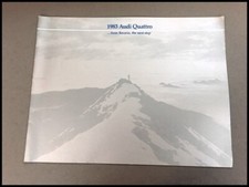 1983 Audi Quattro BIG DELUXE Original Car Sales Brochure Catalog picture