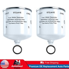 2PCS Diesel Fuel Water Separator Filter 33417 For Ford 250 350 1988-1994 F59 picture
