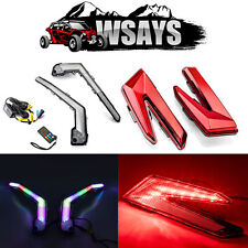 WSAYS For 2017-2024 Can Am Maverick X3 RGB Front Turn Signal Light+Tail Lamps picture