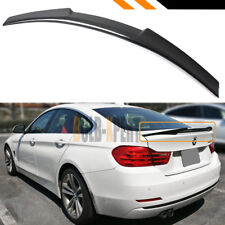 FOR 14-19 BMW F36 430i 435i 440i GRAN COUPE CARBON FIBER M4 STYLE TRUNK SPOILER picture