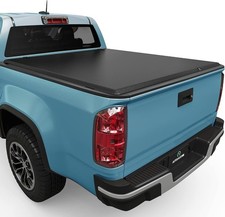 Tri-Fold Soft Tonneau Cover for Chevy Colorado GMC Canyon 2015-2026 5.2 ft Bed picture