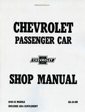 1949-1954 Chevrolet Passenger Car Shop Manual picture