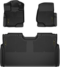3D TPE Floor Mats Fit For 2015-2026 Ford F-150 SuperCrew All Weather Liners picture
