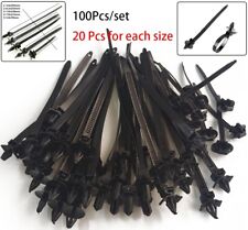 100Pcs Car Line Cables Ties Zip Tie Push Clip Rivet Wiring Loom Harness Fastener picture