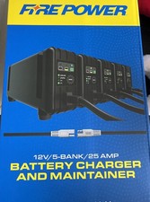 Fire Power 030-0025-07-02 5 Bank Battery Charger 12V 2A/5A picture