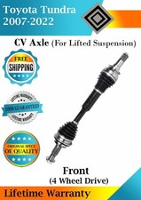 Front CV Axle For 2007-2022 Toyota Tundra 4WD Lifted Susp. Lifetime Warranty picture