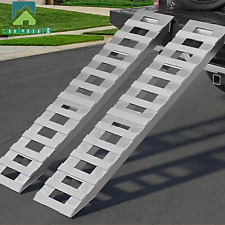 New 60''x12'' Aluminum Trailer Ramps 6000LBS Car Truck Hook End 2 Ramps picture