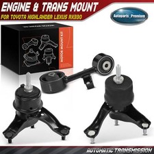 3x Engine Motor & Transmission Mount & Torque Strut Mount for Toyota Lexus RX330 picture