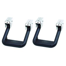 Carr HOOP II XP3 Black Multi-Mount Side Steps for Jeep Wrangler TJ Set of 2 picture