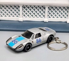 1964-1965 Porsche 904 Carrera GTS Silver Custom 1/64 Scale 🎁 AWESOME GIFT 🎁  picture
