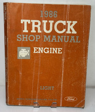1986 Ford LIGHT Truck ENGINE Shop Manual OEM F150 F250 F350 Bronco Original picture