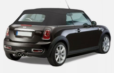 Fits Mini cooper Convertible top With heated Glass window 2009-2015 BLACK picture