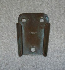 Vintage Perko Wall Mounting Plate for Fog Bells Brass Bronze picture