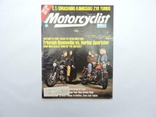 Vintage August 1978 Motorcyclist Magazine Triumph Bonneville Kawasaki Z1R B9350 picture
