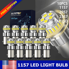 2x/4x/10x 1157 LED Tail Brake Stop Reverse Parking Turn Signal Light Bulbs White picture