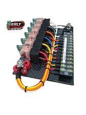 Race Car Fuse/Relay Panel Board 6 Circuits Color Coded wiring USA Made / picture